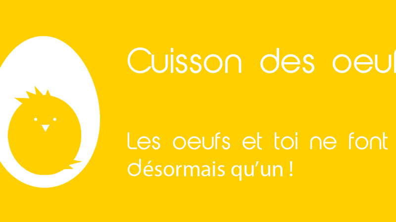 Cuisson des oeufs